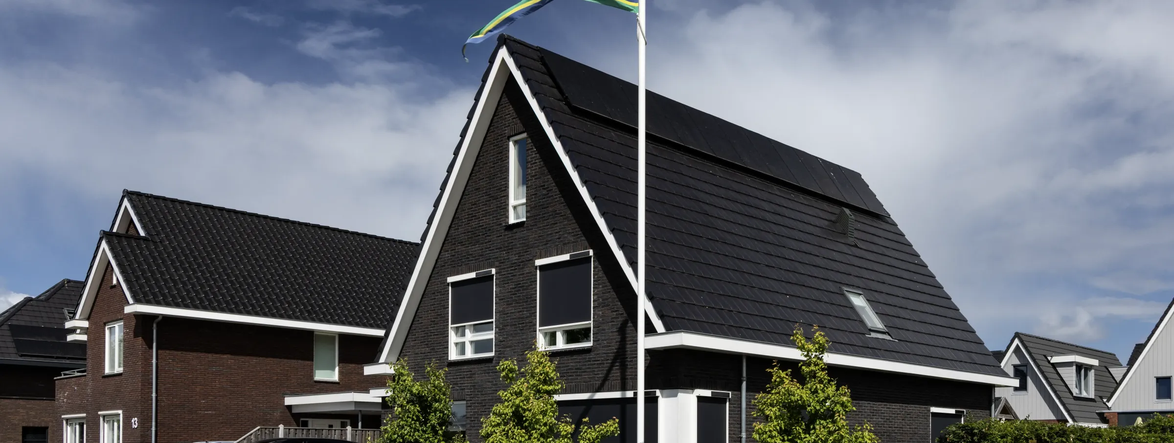 Vrijstaande woning in Dronten met ROMA solar screens